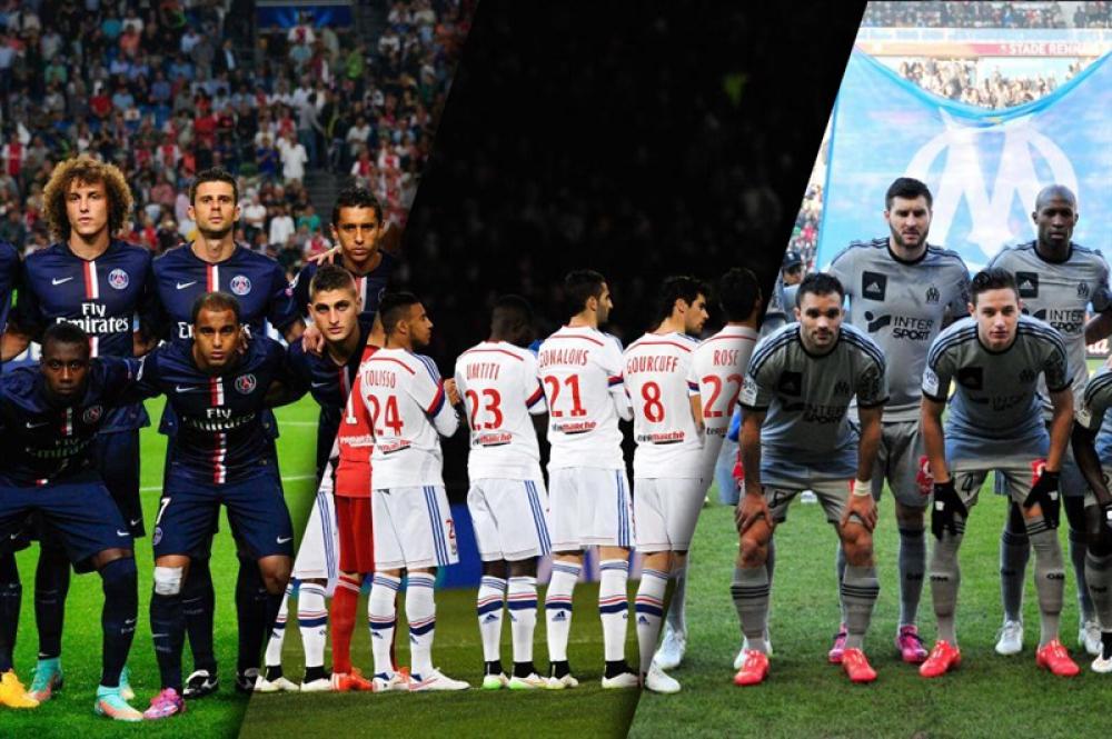 Le PSG, l'OL et l'OM trustent les premières places au niveau popularité sur le réseau social.