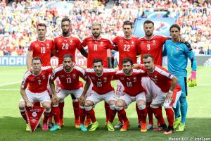 Johan Djourou (n° 20) compte 67 sélections nationales (2 buts).