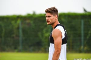 Paul Lasne a repris l'entraînement collectif.