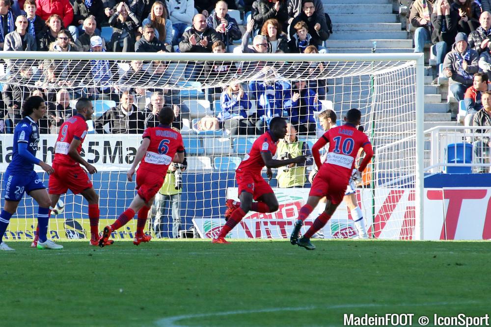 Le groupe du GFC Ajaccio pour le déplacement à Montpellier.