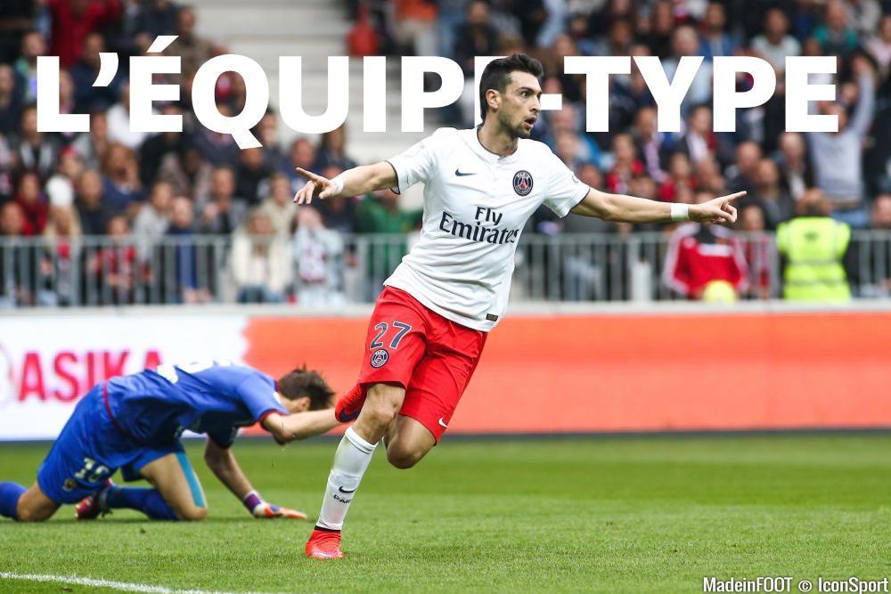 L'équipe-type de la 33ème journée de L1.