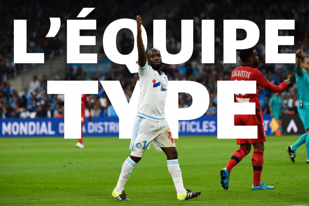 L'équipe-type de la 6ème journée de L1.