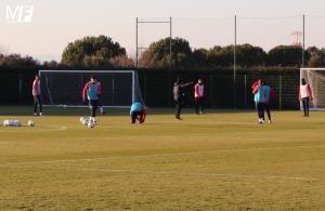 Les joueurs du MHSC se sont repliés sur la salle de musculation.