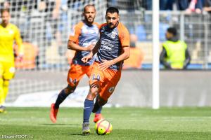 Gaëtan Laborde, attaquant de Montpellier