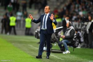 Le groupe du Montpellier HSC pour le déplacement sur la pelouse de l'AS Saint-Etienne.