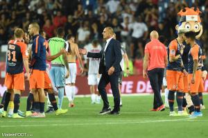 Le groupe du Montpellier HSC pour la réception du Nîmes Olympique.