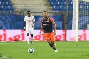 Vitorino Hilton, l'ancien défenseur central et emblématique capitaine du Montpellier HSC, ici aux côtés d'Andy Delort.