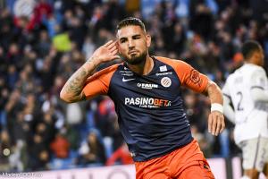 Andy Delort, l'attaquant du Montpellier HSC.
