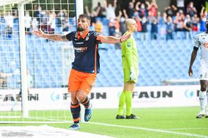 Andy Delort, l'attaquant du Montpellier HSC.