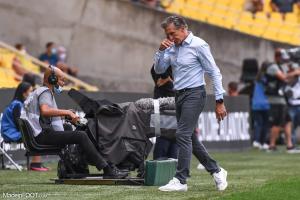 Le groupe de l'AS Saint-Etienne pour la réception du Montpellier HSC.
