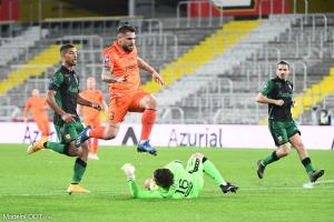 Andy Delort, l'attaquant du Montpellier HSC.