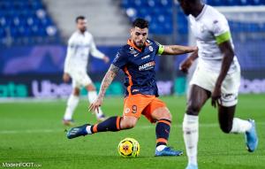 Andy Delort, l'attaquant du Montpellier HSC.