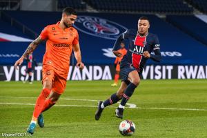 Pedro Mendes, lors de PSG - MHSC