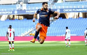 Gaëtan Laborde, l'attaquant du Montpellier HSC.
