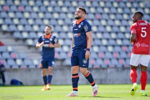 Andy Delort, l'attaquant du Montpellier HSC.