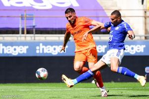 Alexander Djiku, le défenseur central du RC Strasbourg Alsace.