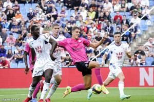 Maxime Estève, le défenseur central du Montpellier HSC.