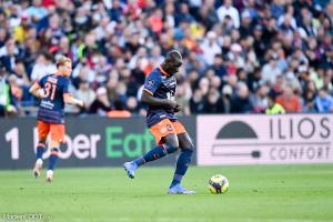Mamadou Sakho, le défenseur central du Montpellier HSC.