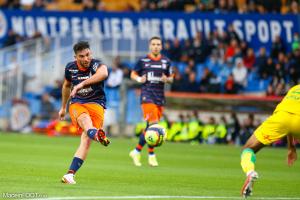 Jordan Ferri, le milieu de terrain du Montpellier HSC.