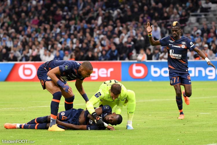 Ligue 1 - OM - MHSC : Boubakar Kouyaté est sorti de l'hôpital après son choc à la tête
