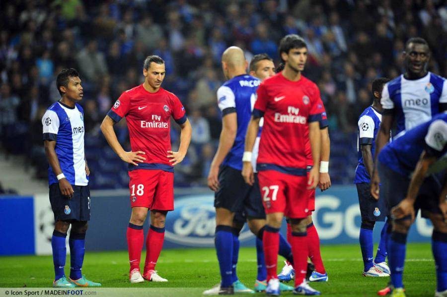 Le Paris Saint-Germain s'était incliné contre le FC Porto